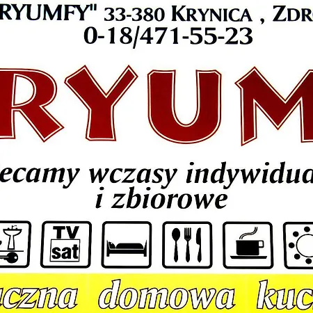Domy Wczasowe Tryumfy Nocleg ze śniadaniem Krynica-Zdrój